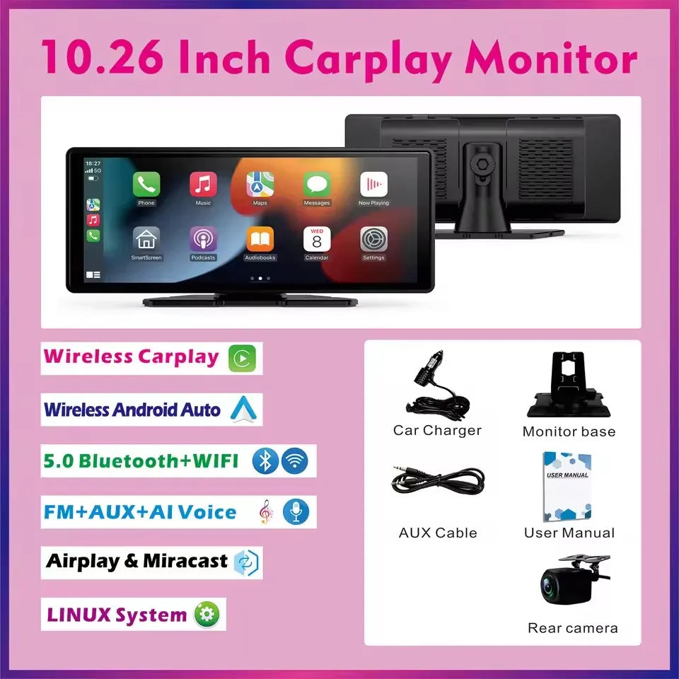 DriveLink Pro™ Wireless CarPlay Screen