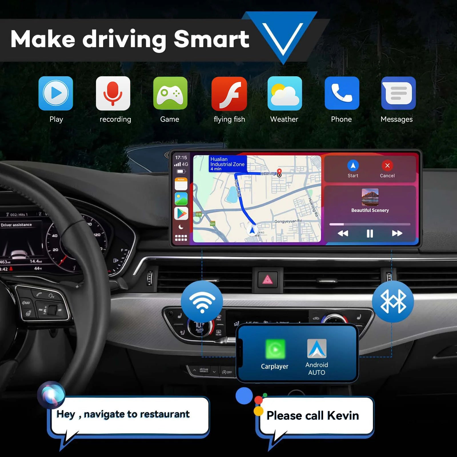 شاشة CarPlay اللاسلكية DriveLink Pro™