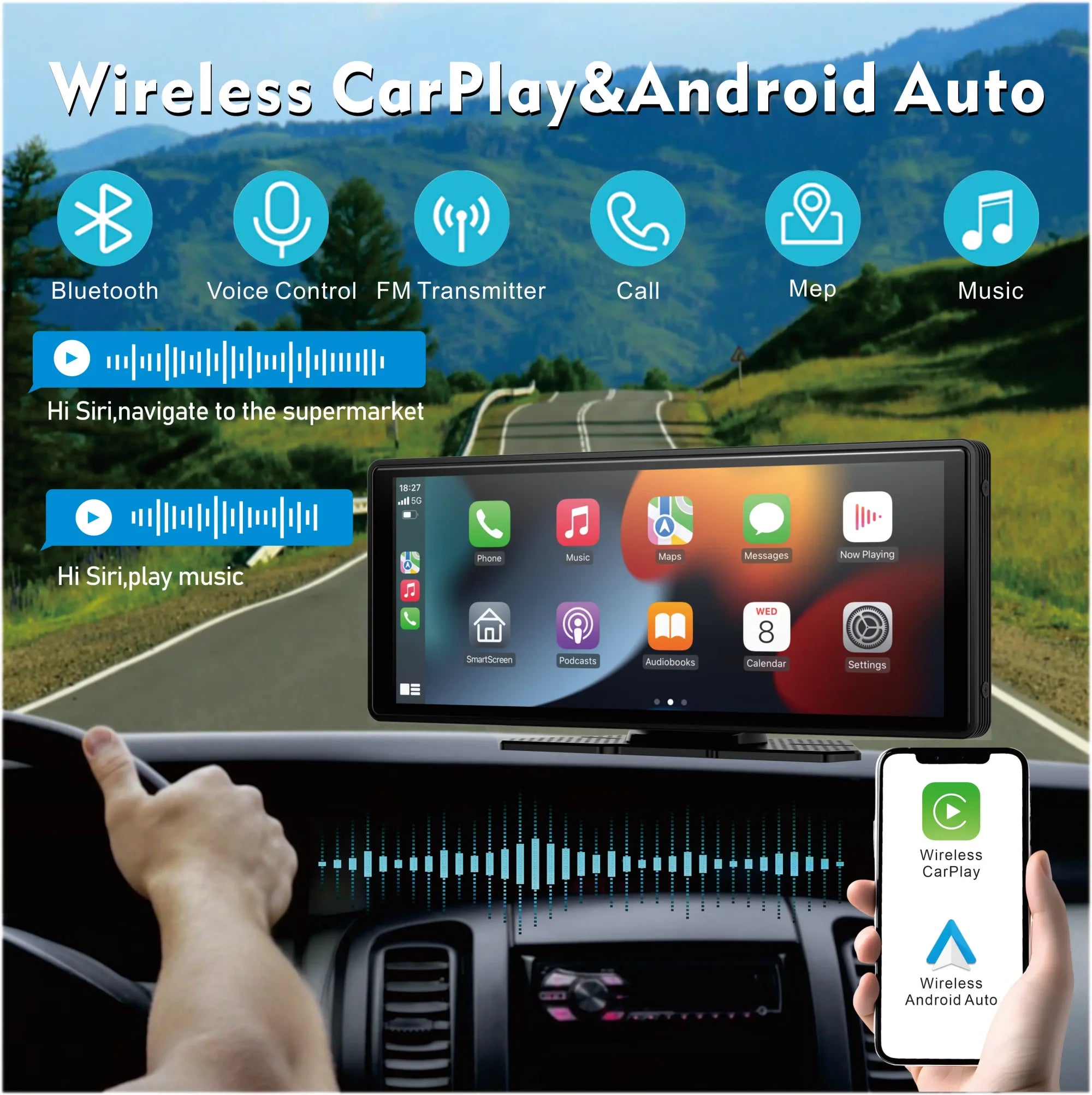 شاشة CarPlay اللاسلكية DriveLink Pro™